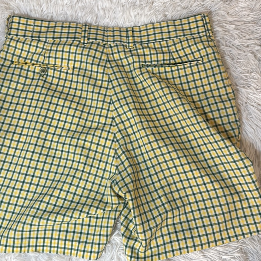 VTG Permaprest Sears King's Road Men's Retro Plaid shorts 38 - Picture 8 of 8